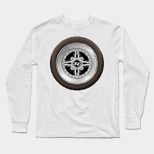 Pixelart Wheel Long Sleeve T-Shirt
